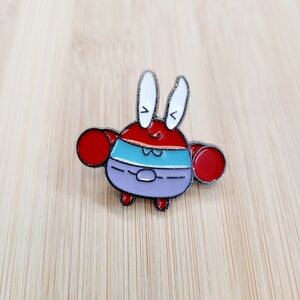 2/$20 Brand New SpongeBob SquarePants Mr Krabs Chibi Pin Brooch
